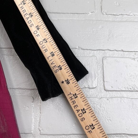 My Michelle Dress Girls 12 Black Pink Princess‎ Velvet Satin Shimmer Long Formal - Picture 7 of 10